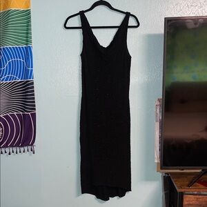 Elegant Black Sleeveless Dress
